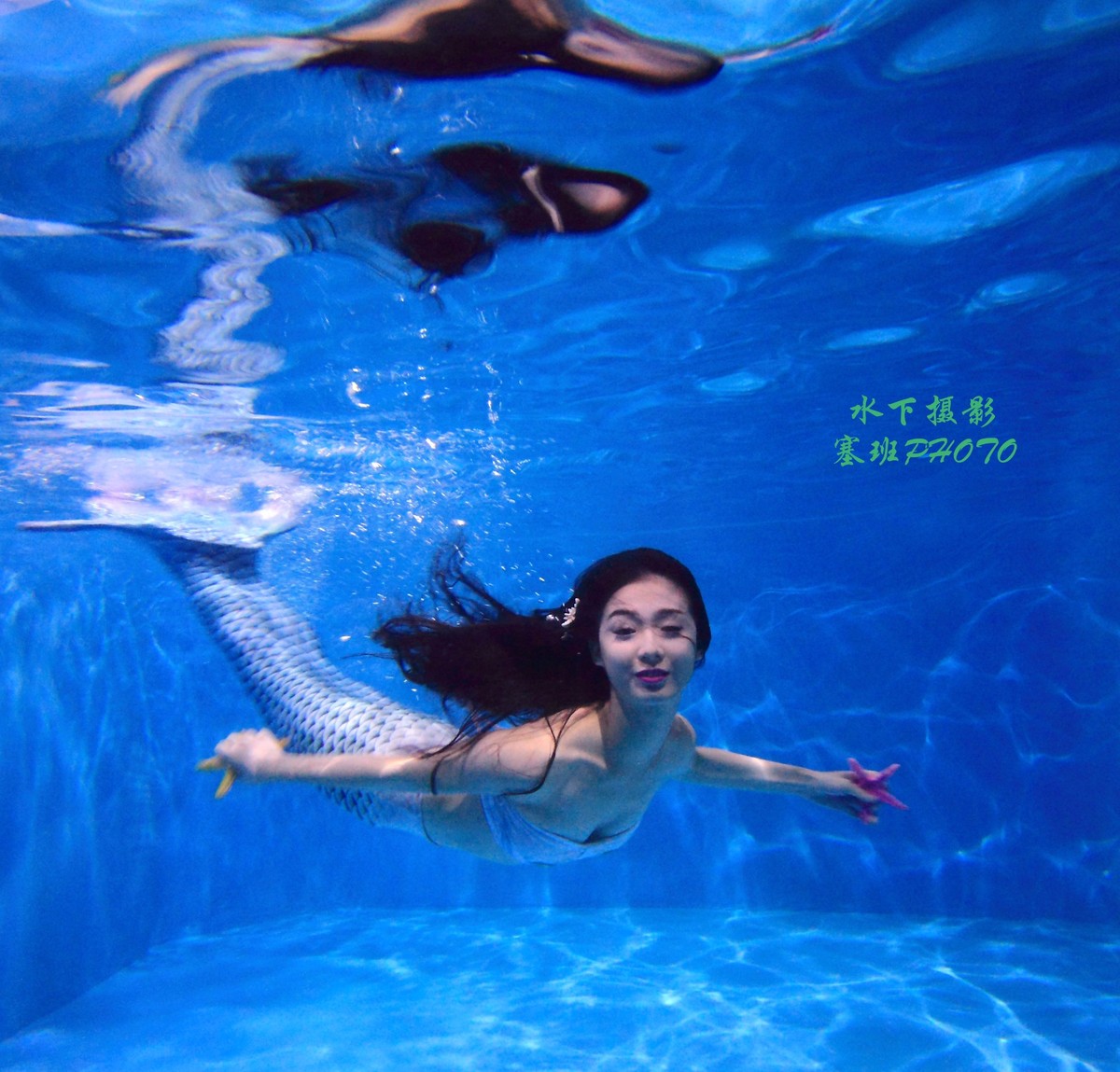 水下摄影之美人鱼