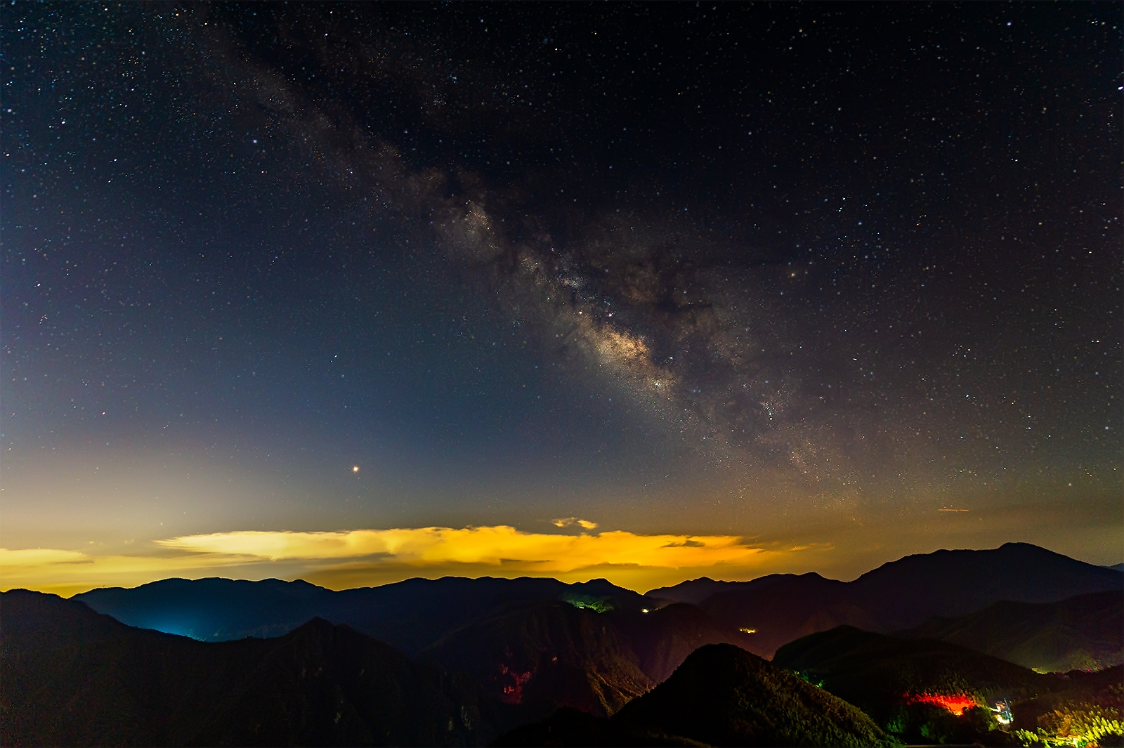 天荒坪上的星空_游侠客摄影_摄影旅游站