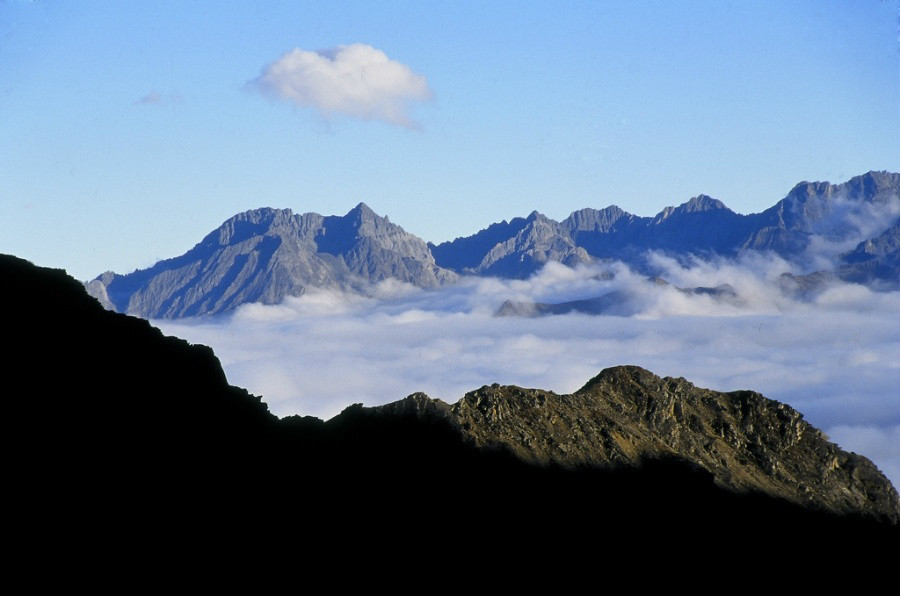 中国卧龙 巴郎山独特的自然景观