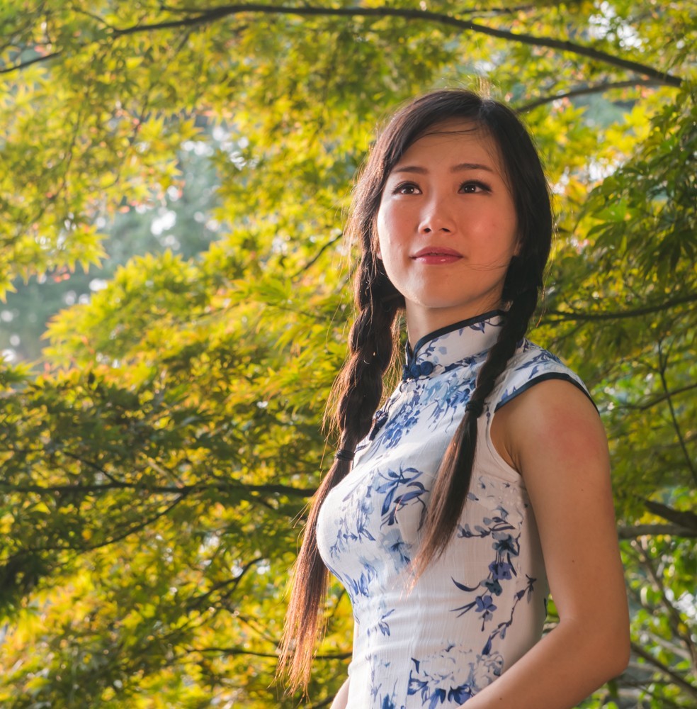 人像 > 锦绣旗袍--游女郎           品牌:nikon corporation