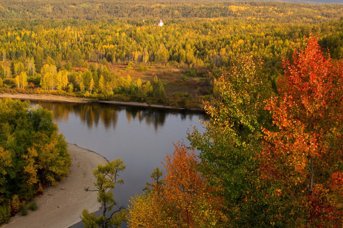 彩色莫尔道嘎河