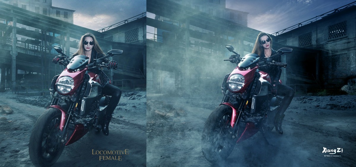 【翔子视觉】机车女