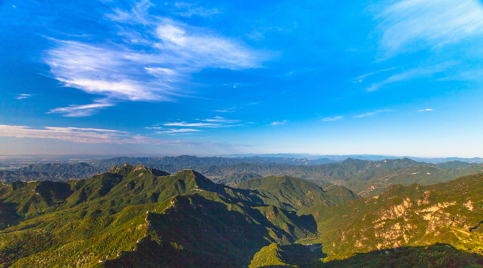 北京箭扣长城群山