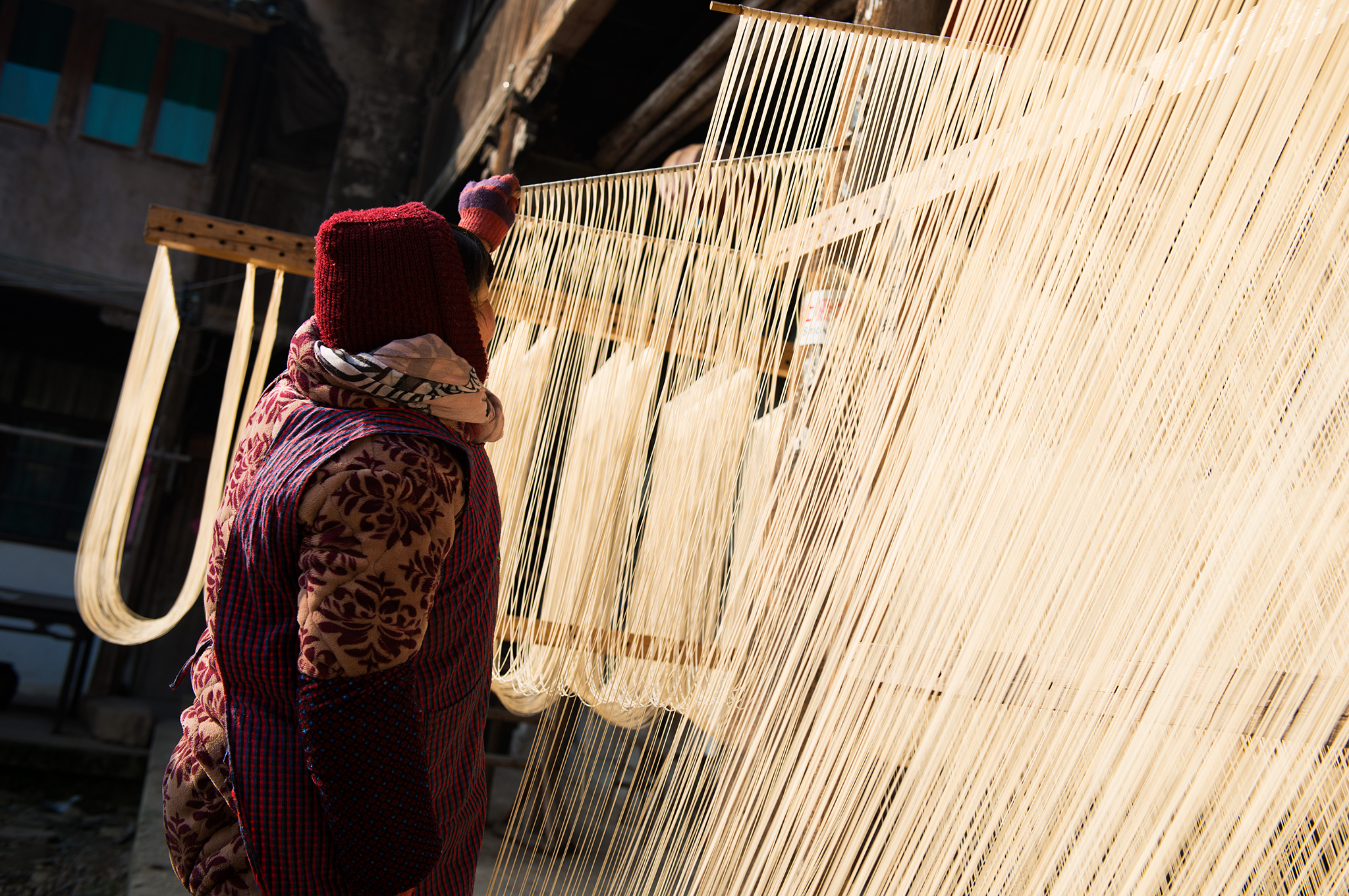 浦江摄影 - 潘周家村晒面