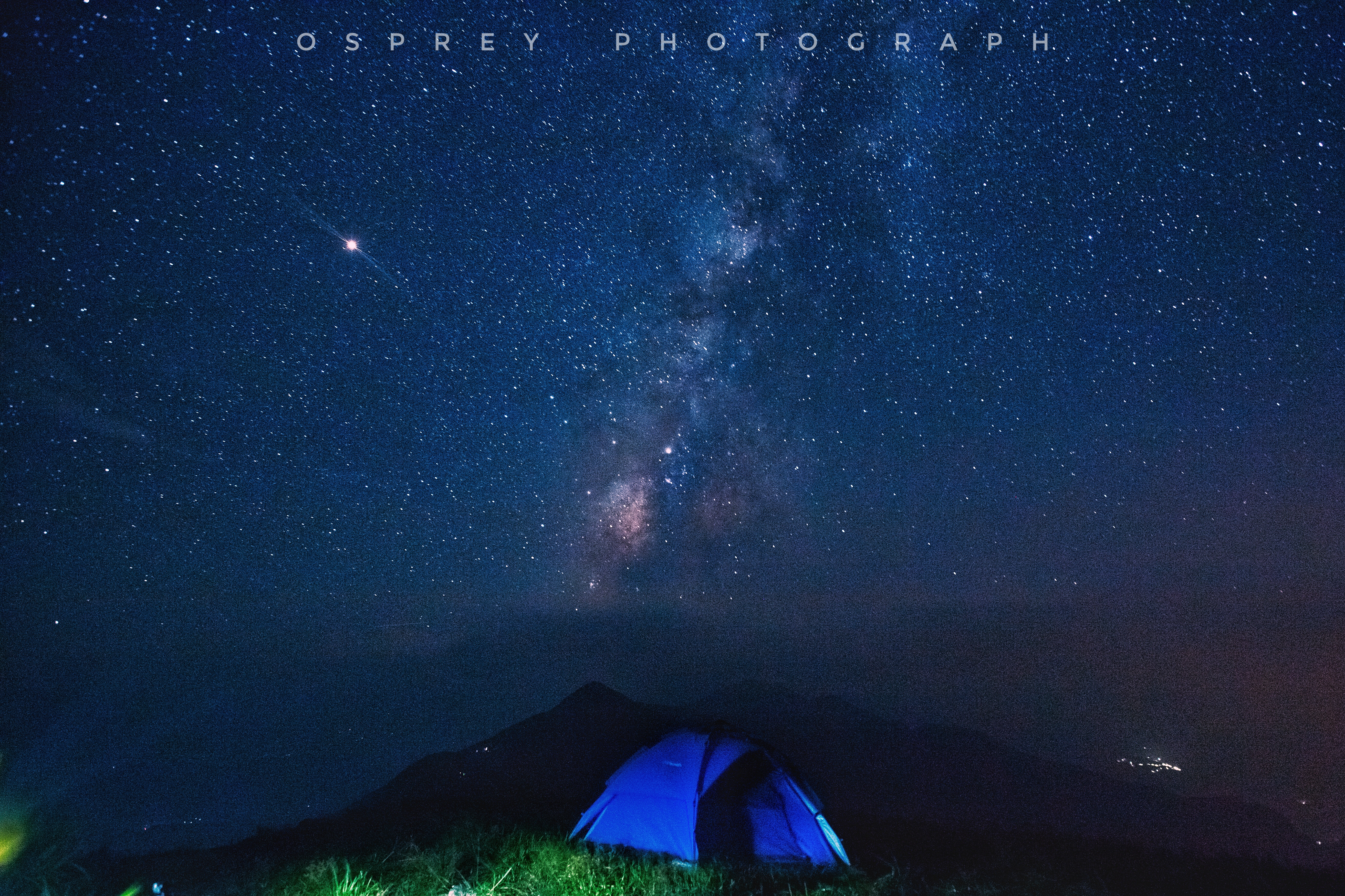 武功山顶数星星