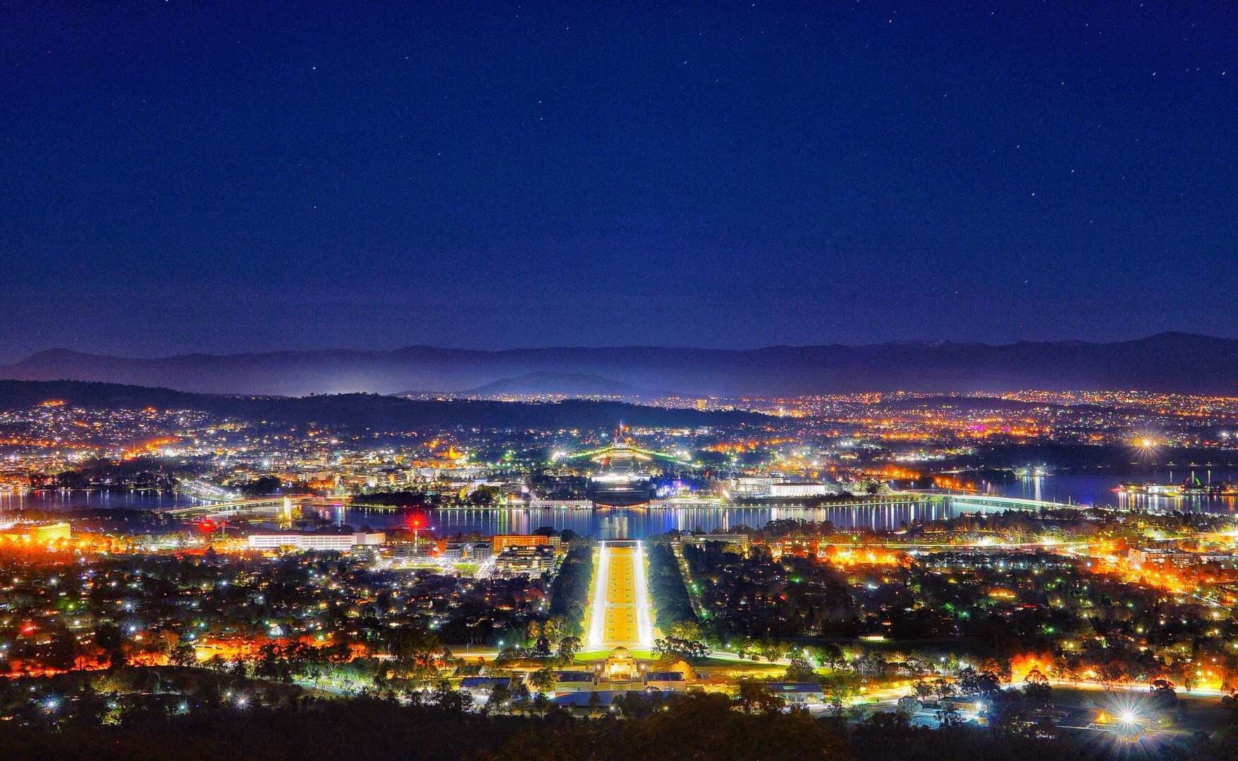 悉尼堪培拉夜景