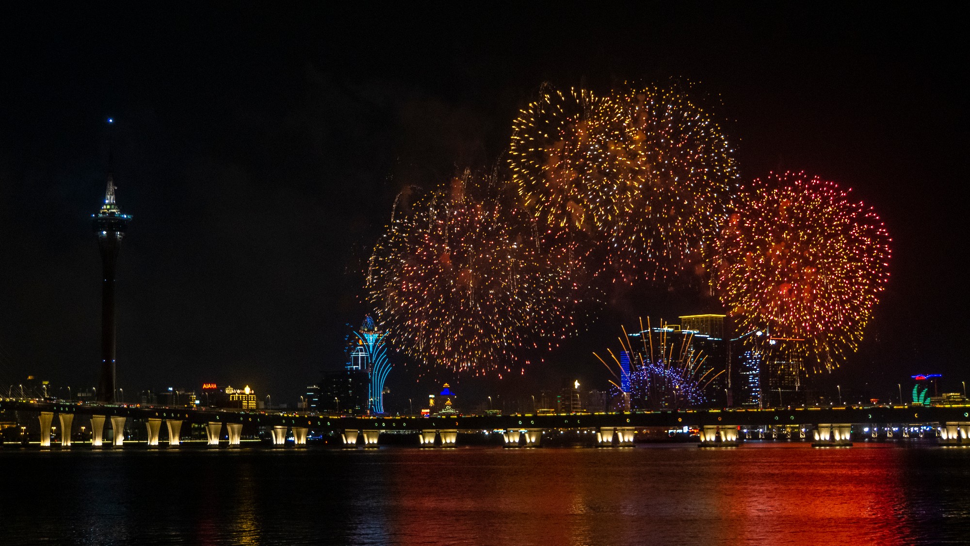 2020澳门跨年烟花秀